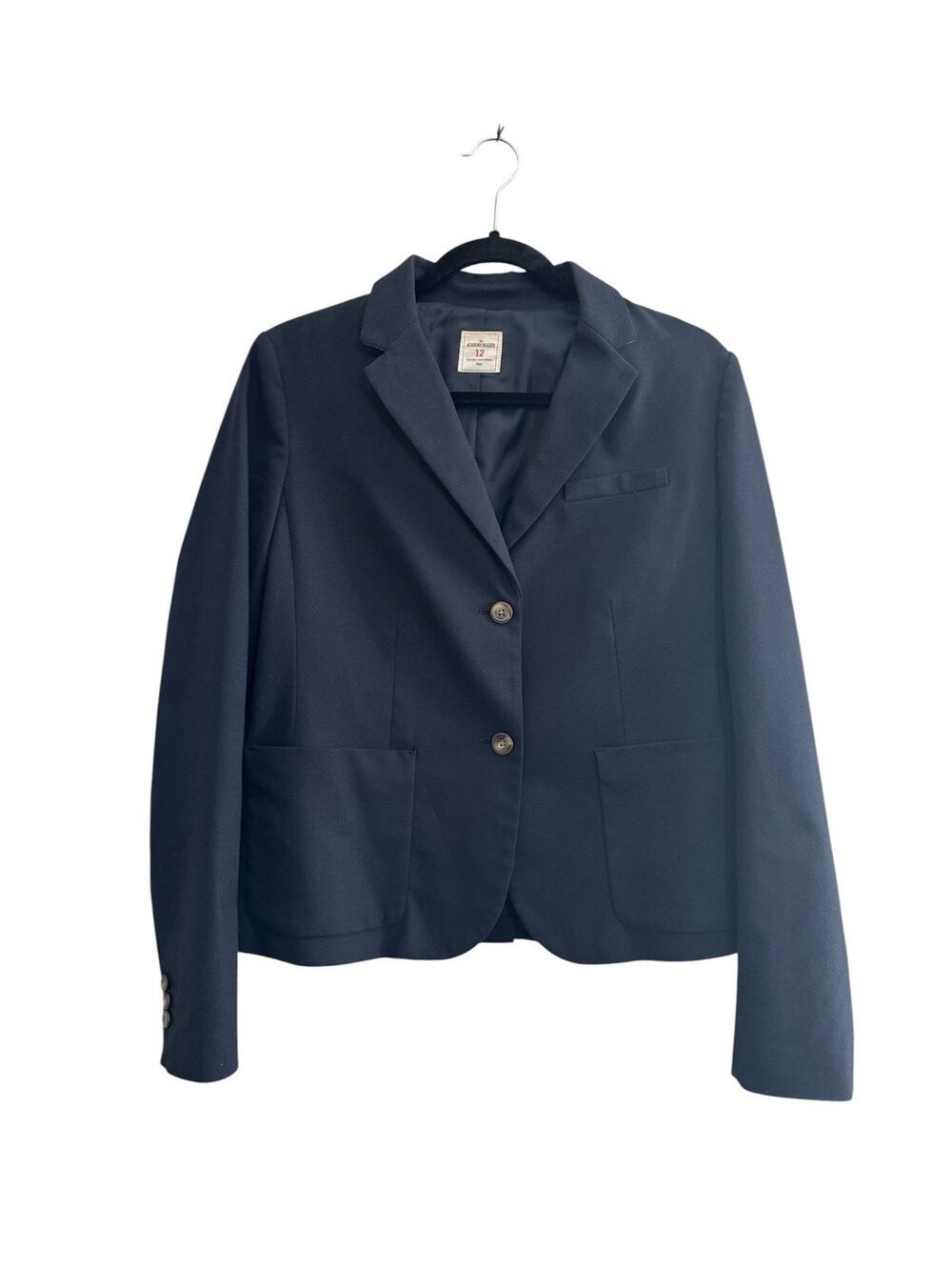 GAP The Academy Blazer 12 Navy Blue Womens Preppy Jacket Blazer Academia #7210